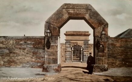 Policeman outside Dartmoor Prison Gate