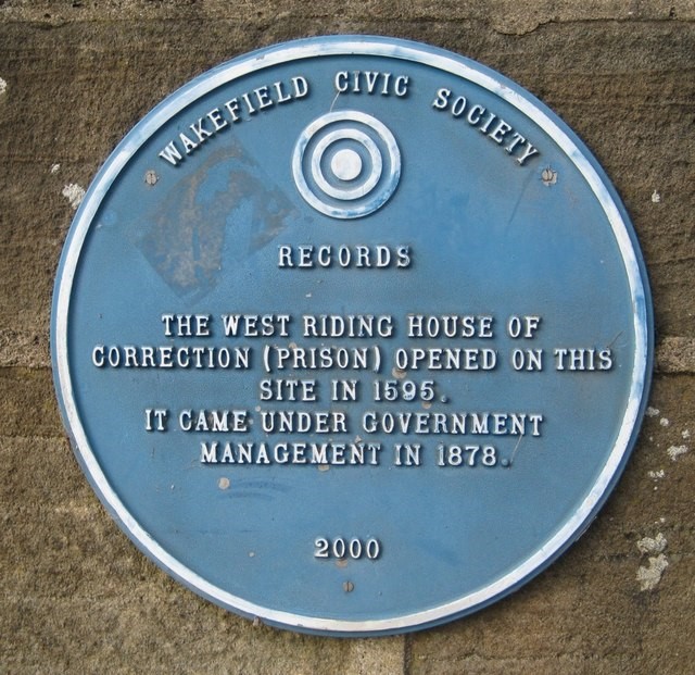 House of Correction blue plaque | West Riding