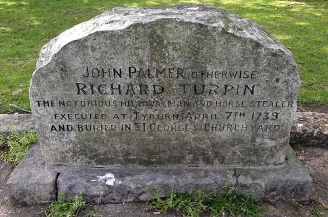 Dick Turpin's grave- 1739